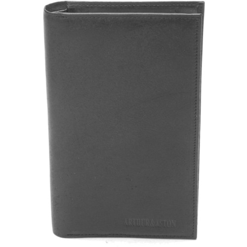 Arthur & Aston - PORTE CHEQUIER - Cuir Noir - Porte cartes portefeuille homme